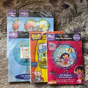 Foil Balloon Set - Multicolor